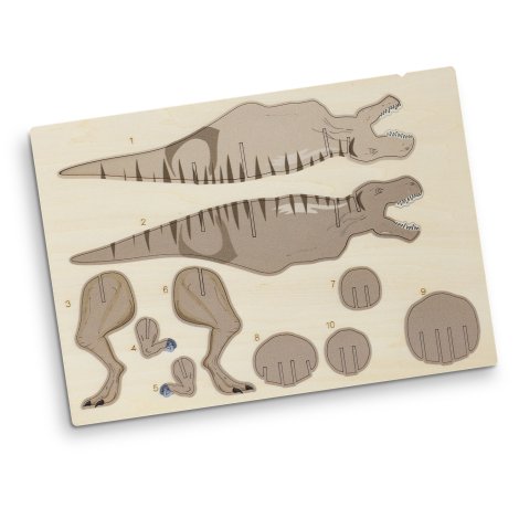 BRANDCRAFT Tyrannosaurus Rex Wooden Model - Image 6