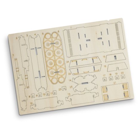 BRANDCRAFT Tank Wooden Model - Image 4