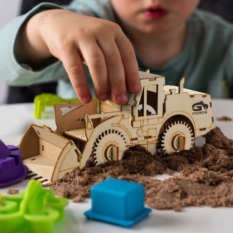 BRANDCRAFT Wheel Loader Wooden Model - Image 6