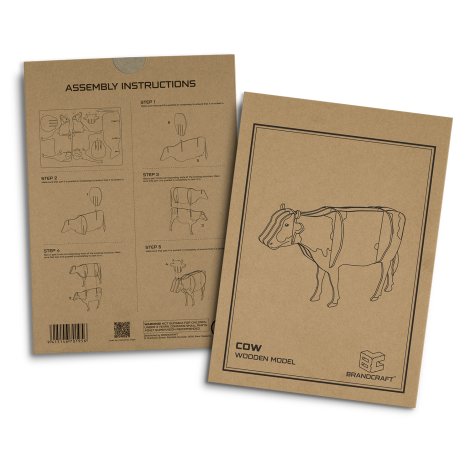 BRANDCRAFT Cow Wooden Model - Image 5