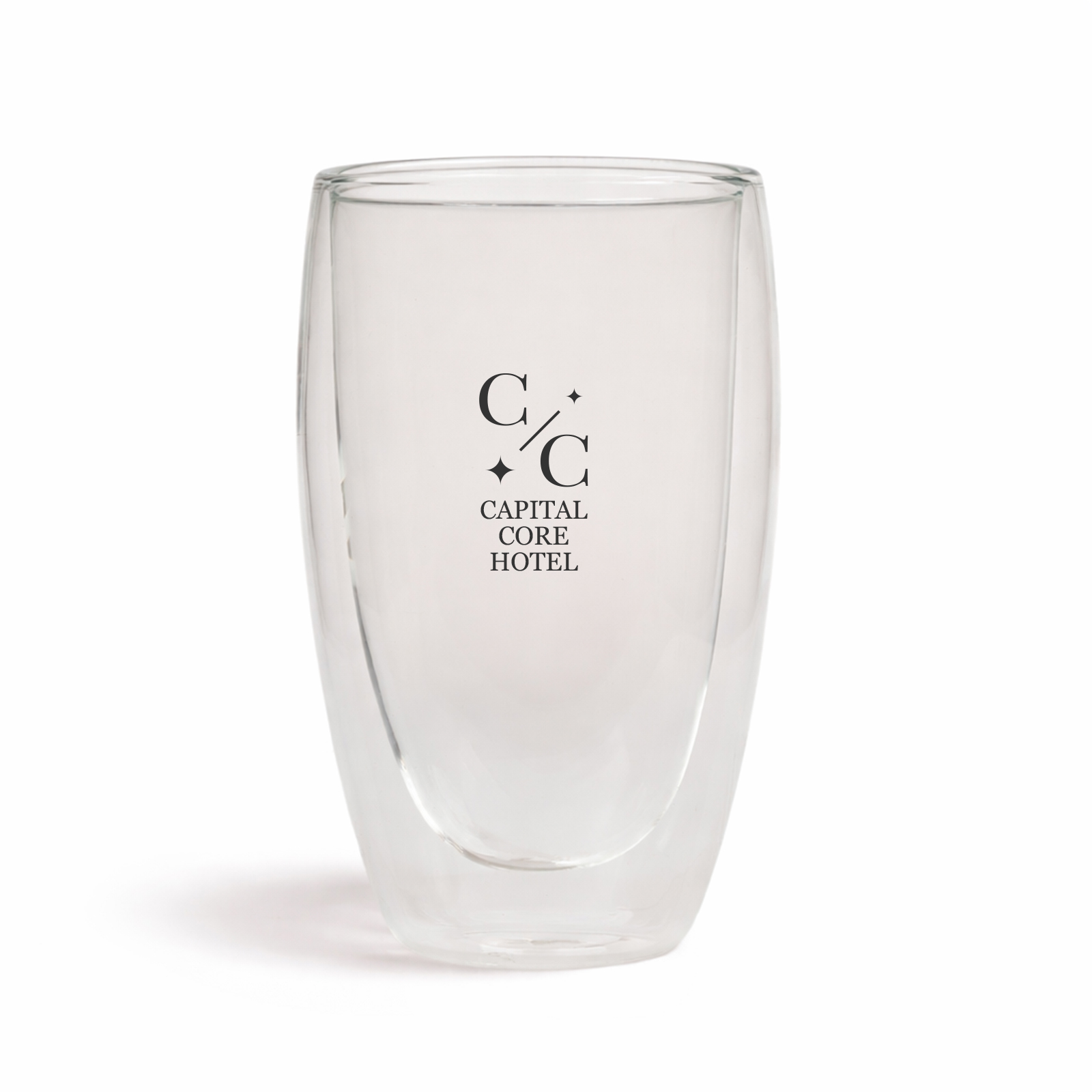 Sierra 450ml Double Wall Glass Cup - Image 4