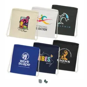 Cotton Drawstring Backpack