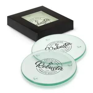 Venice Glass Coaster - Set of 4 - Round