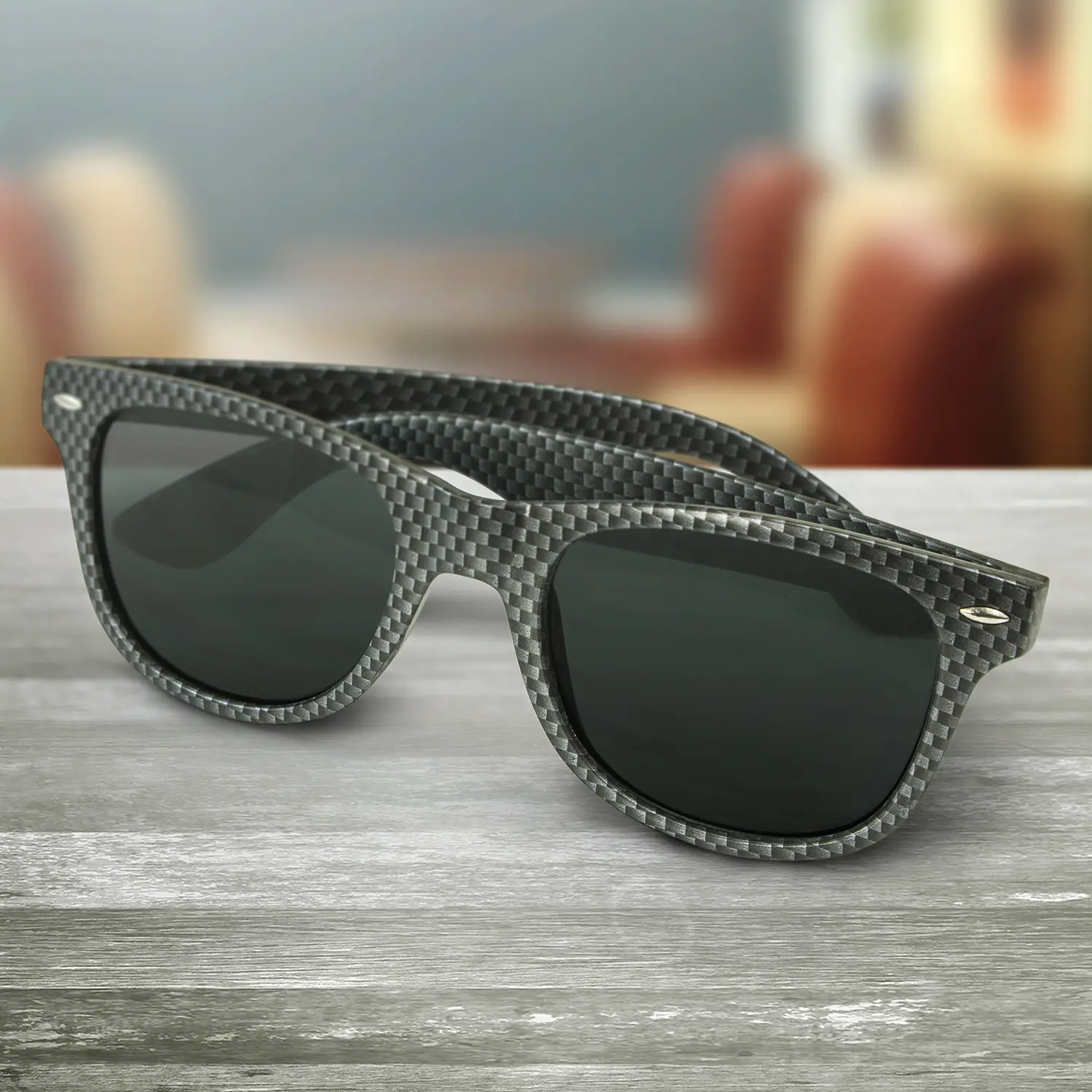 Malibu Premium Sunglasses - Carbon Fibre - Image 4