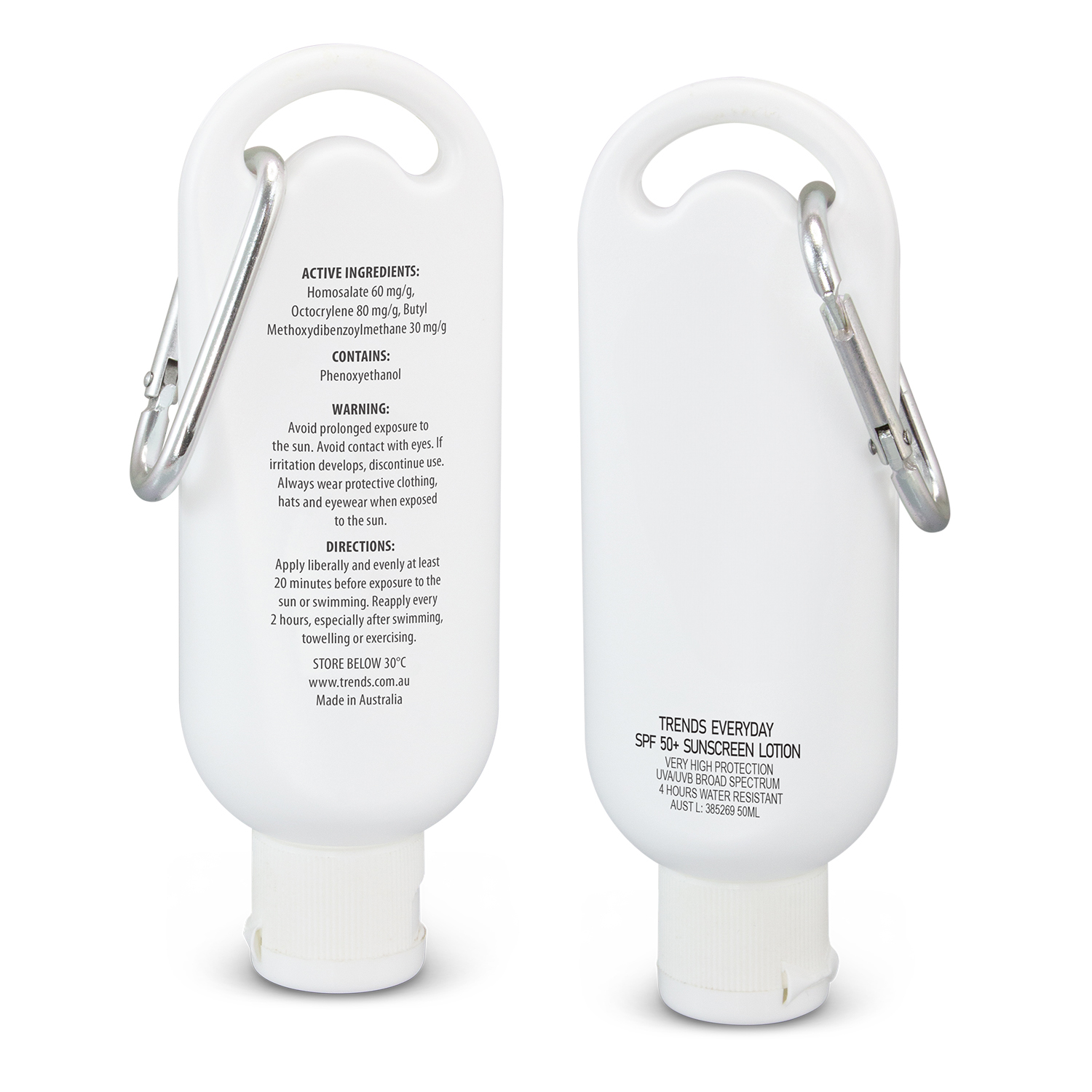 TRENDS Everyday SPF 50+ Carabiner Sunscreen 50ml