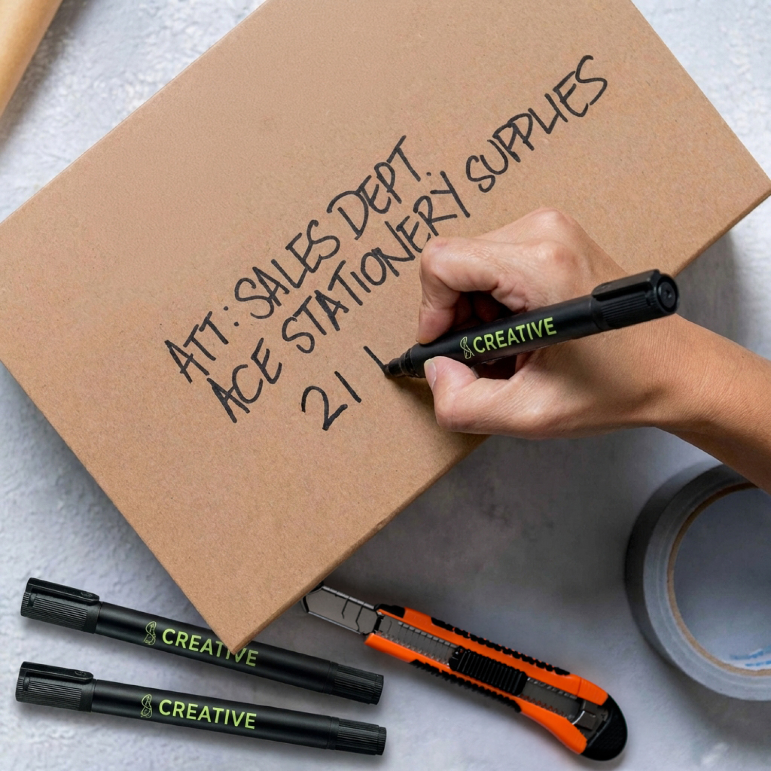 STAEDTLER Lumocolor Permanent Marker - Chisel Tip - Image 6