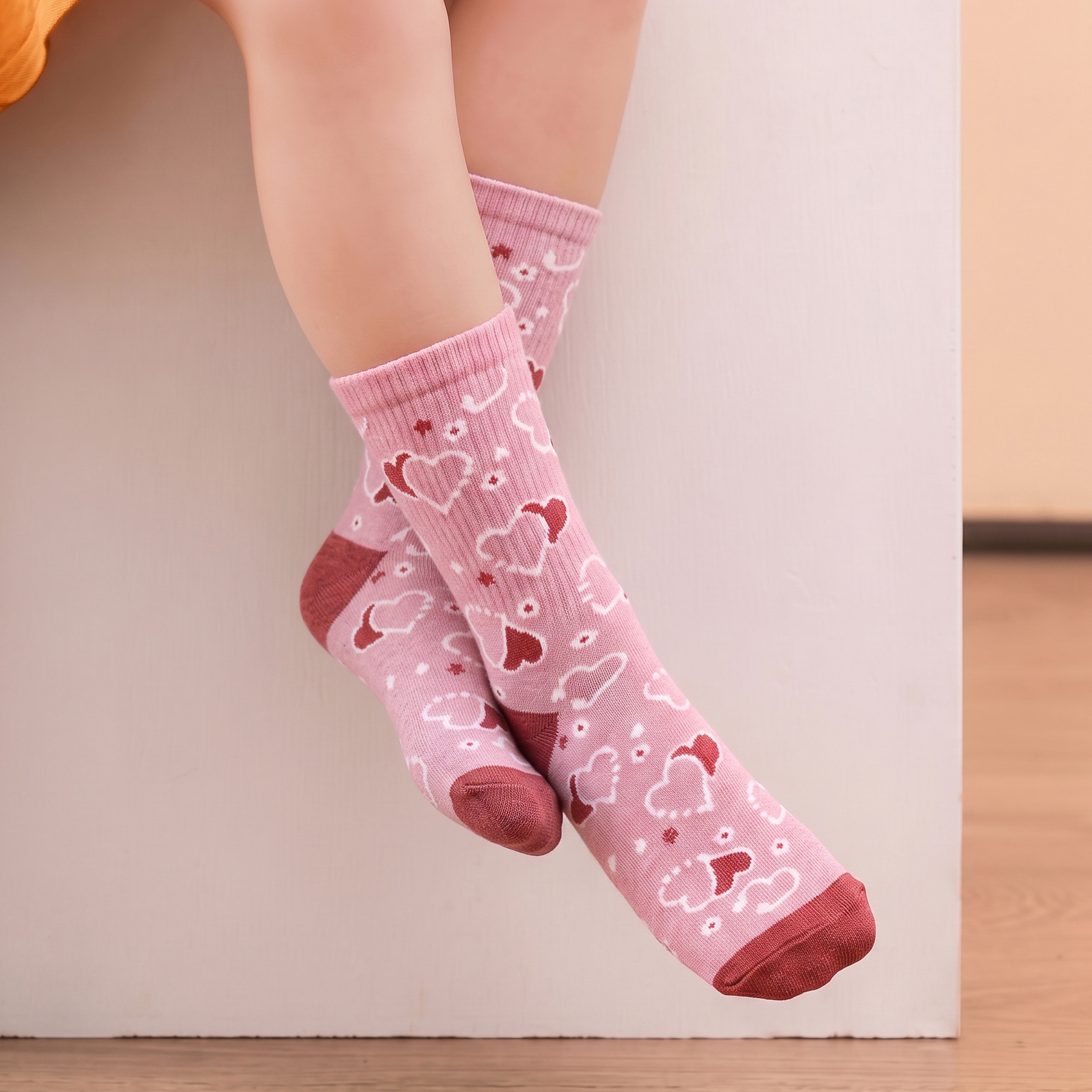 Jolly Knitted Bamboo Kids Socks - Set of 2 - Image 7