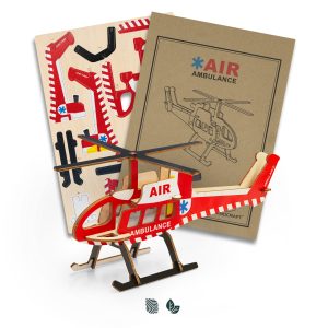 BRANDCRAFT Helicopter Wooden Model