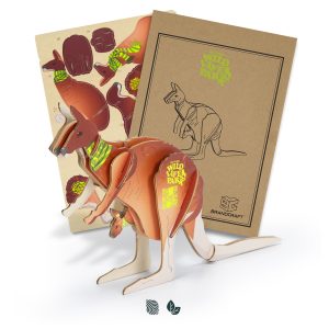BRANDCRAFT Kangaroo Wooden Model