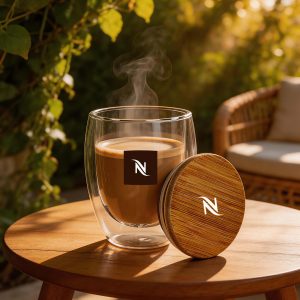 Oxa Double Wall Glass Cup 350ml