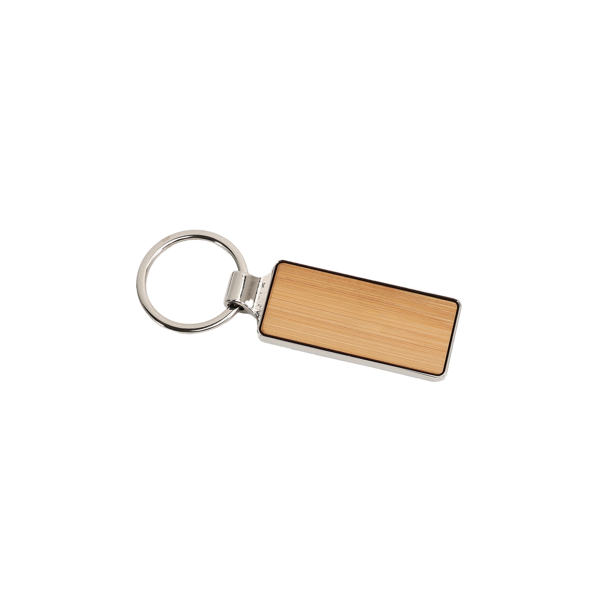 Rectangle Wooden Keyring - Image 2