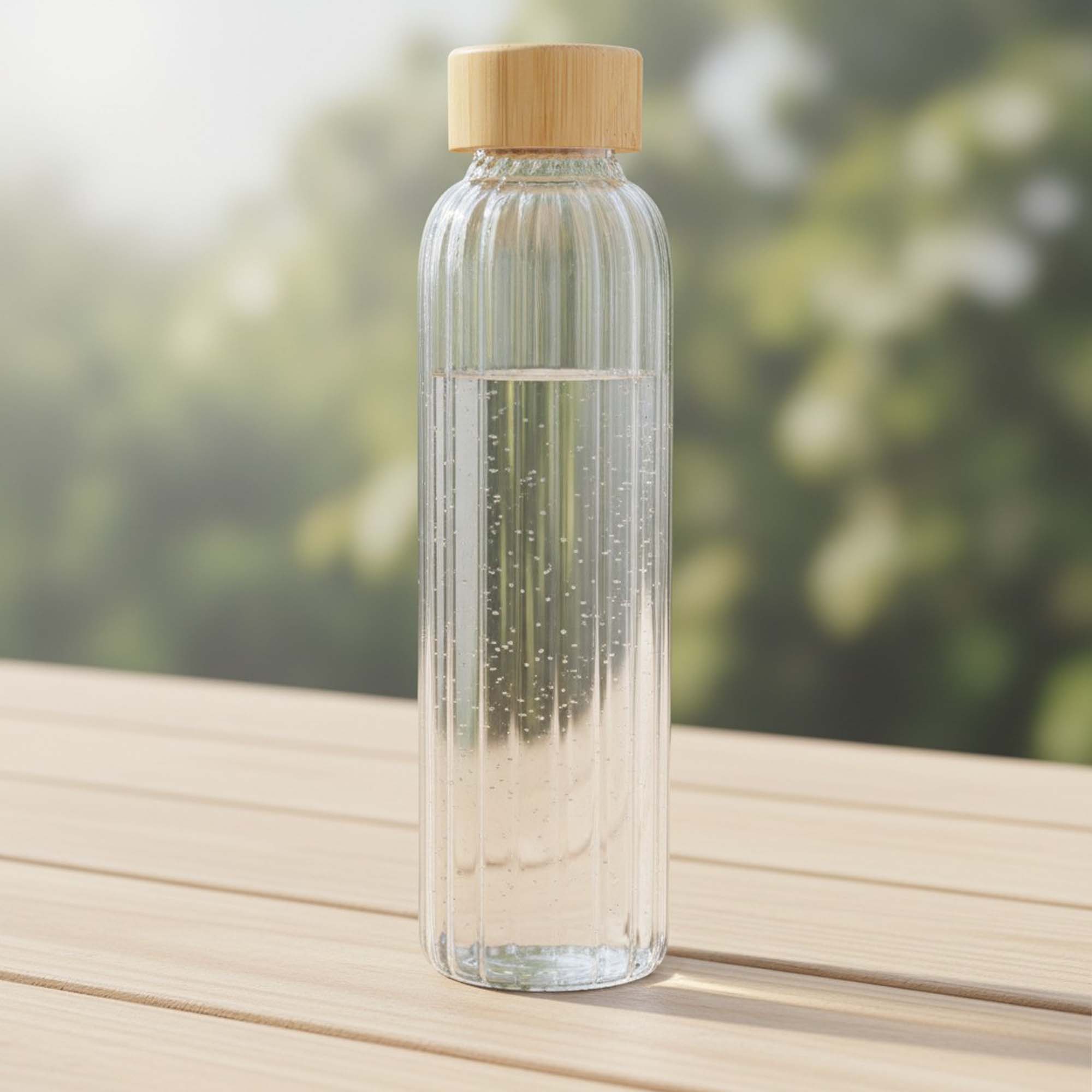 Whimsy Glass Drink Bottle