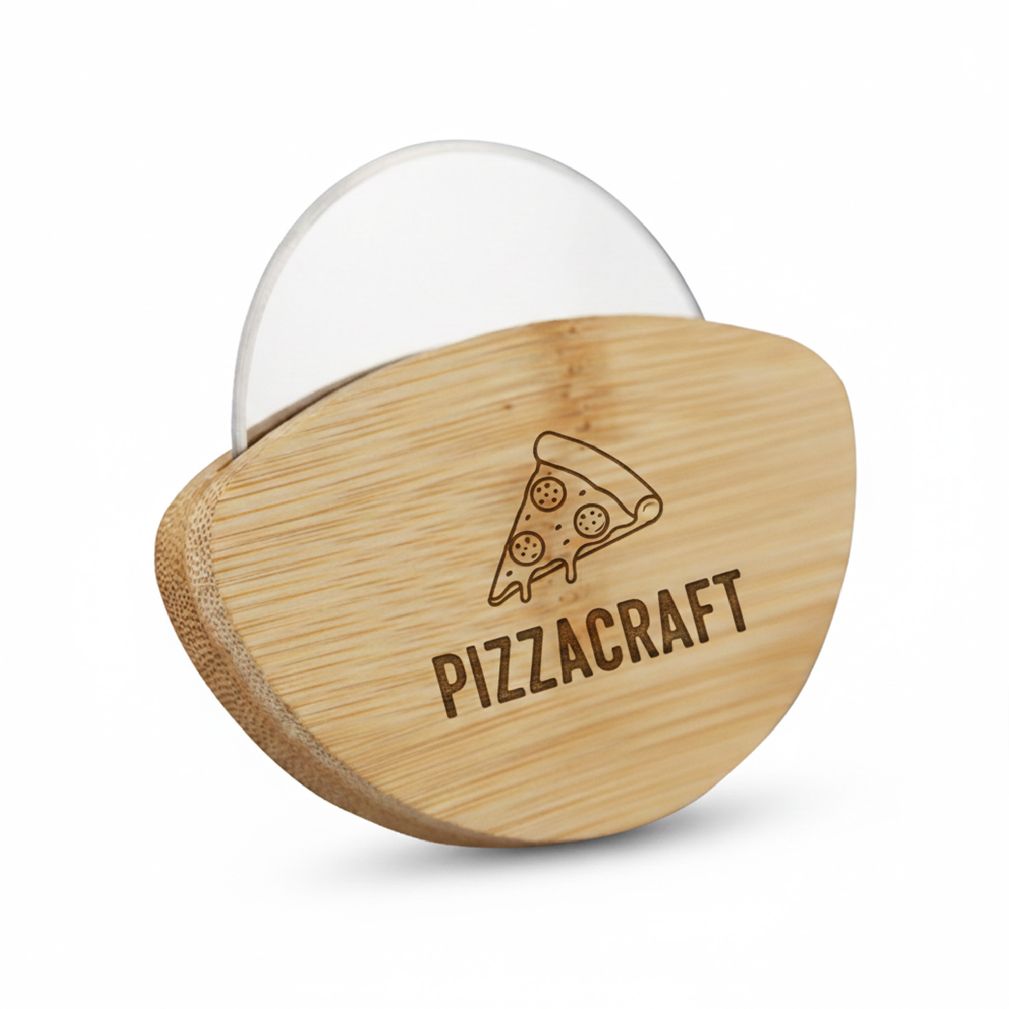 Bamboo Pizza Cutter - Image 2