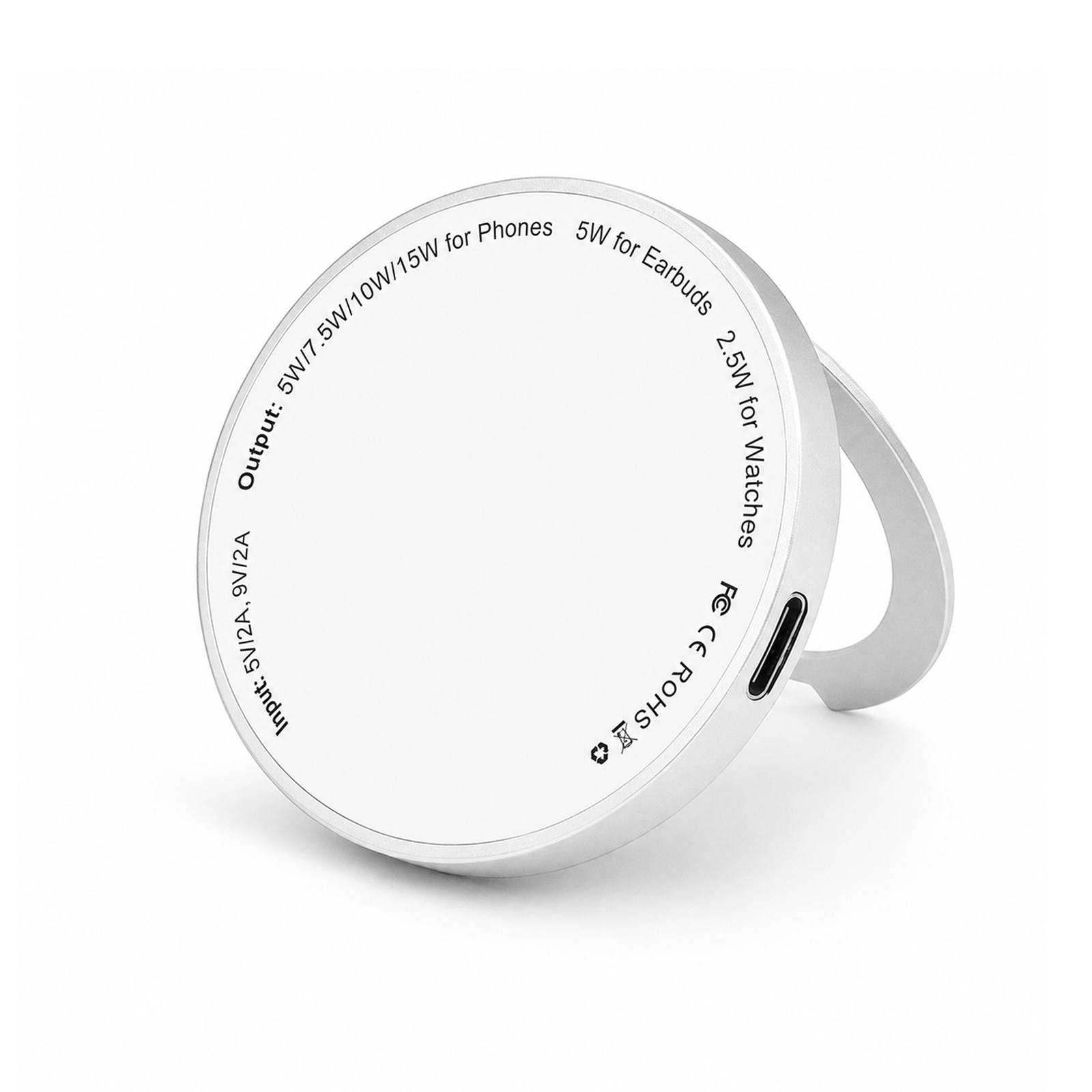 Puck Magnetic Phone and Watch Charger with Stand - Image 11