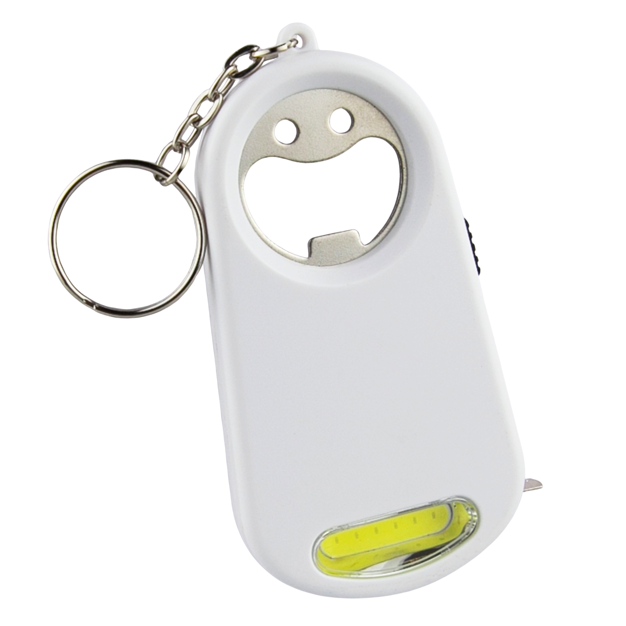 Smily Torch Tape Bottle Opener Key Ring - Image 3