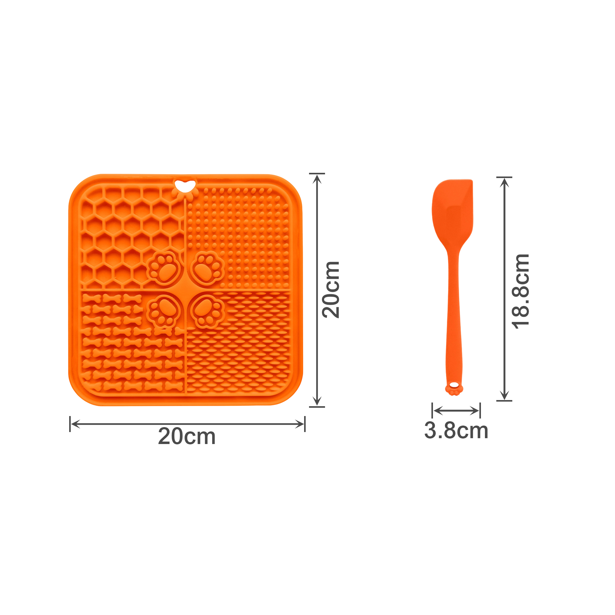 4-Section Dog Enrichment Lick Mat - Image 10