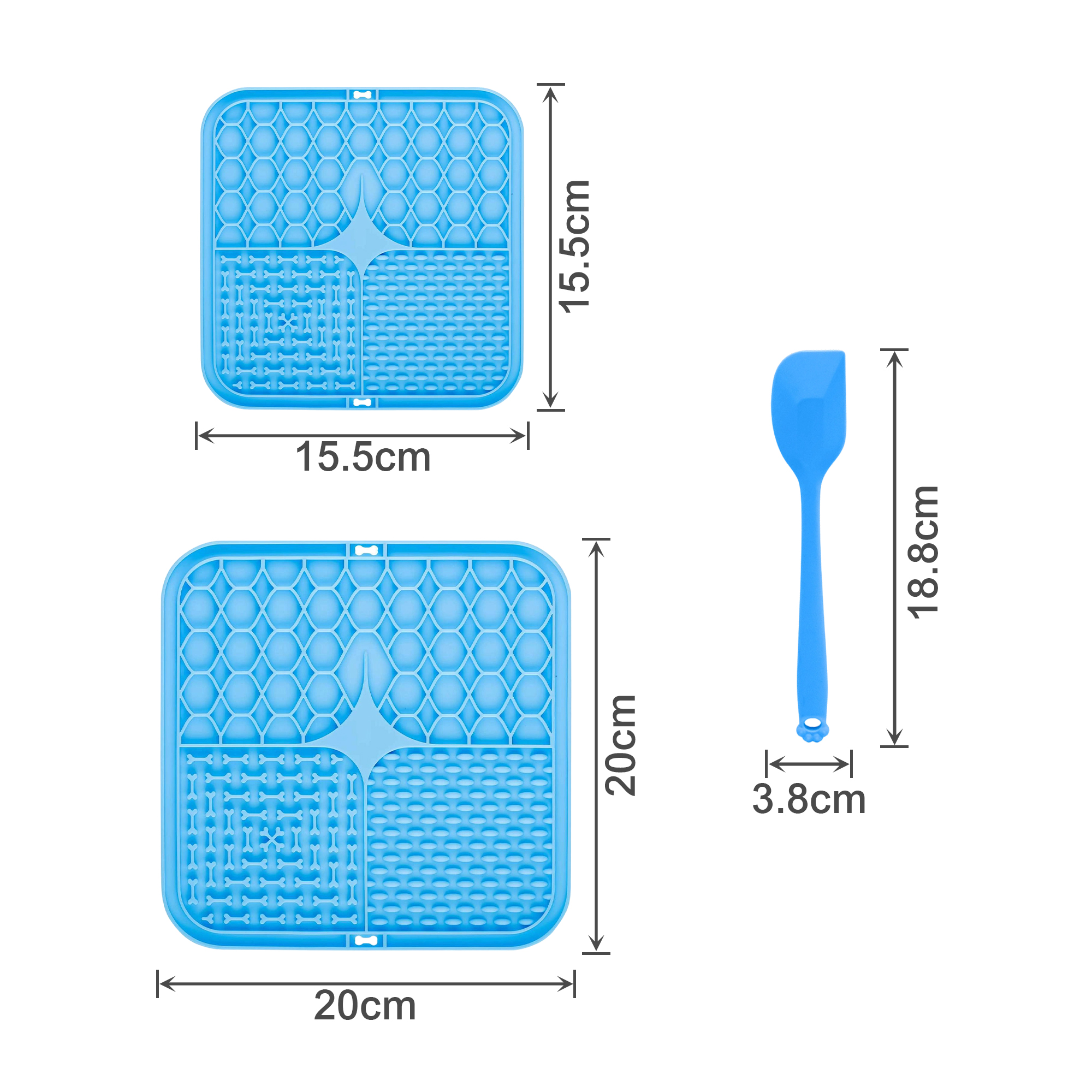 3-Section Dog Enrichment Lick Mat - Image 9