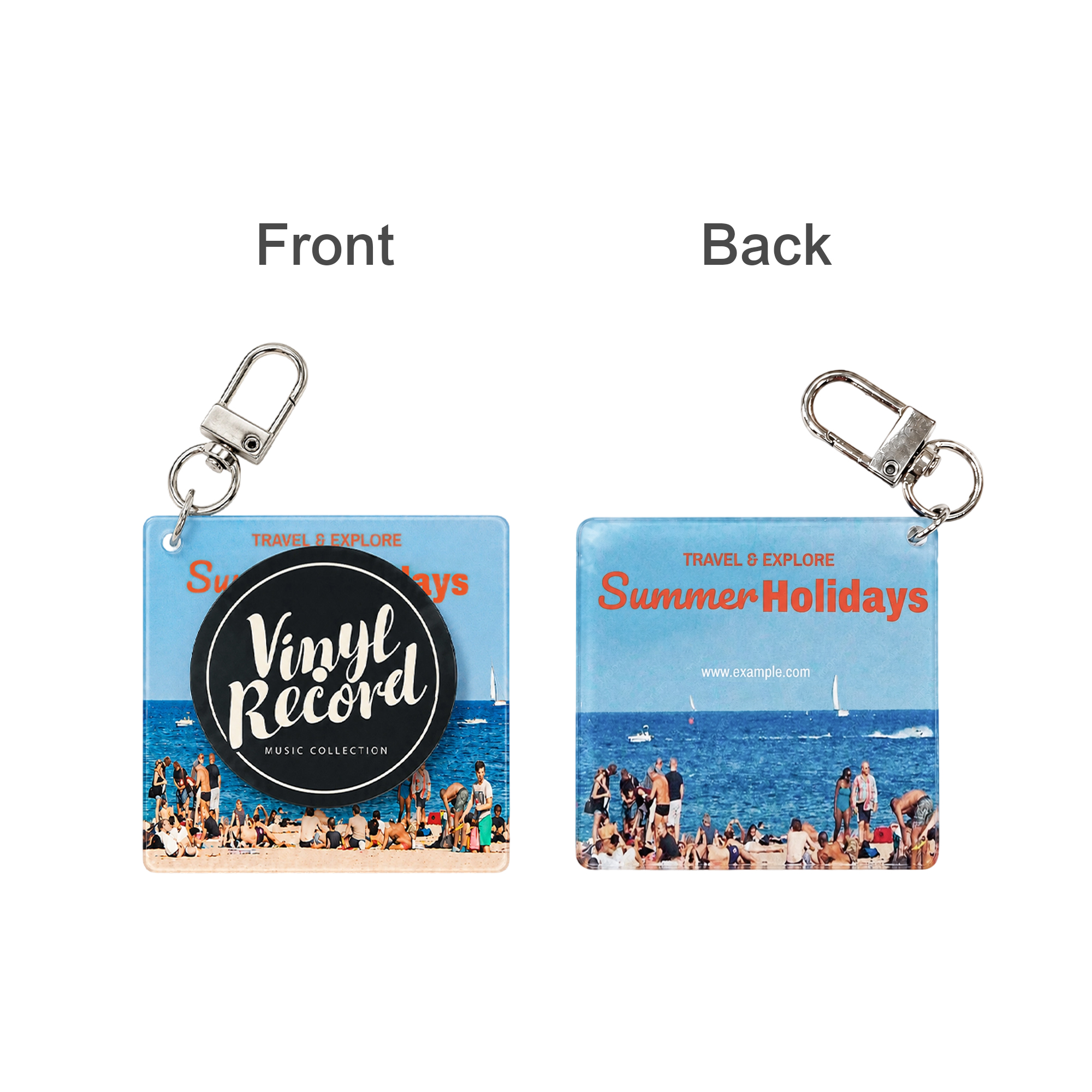 NFC Acrylic Spinning Keychain - Image 5