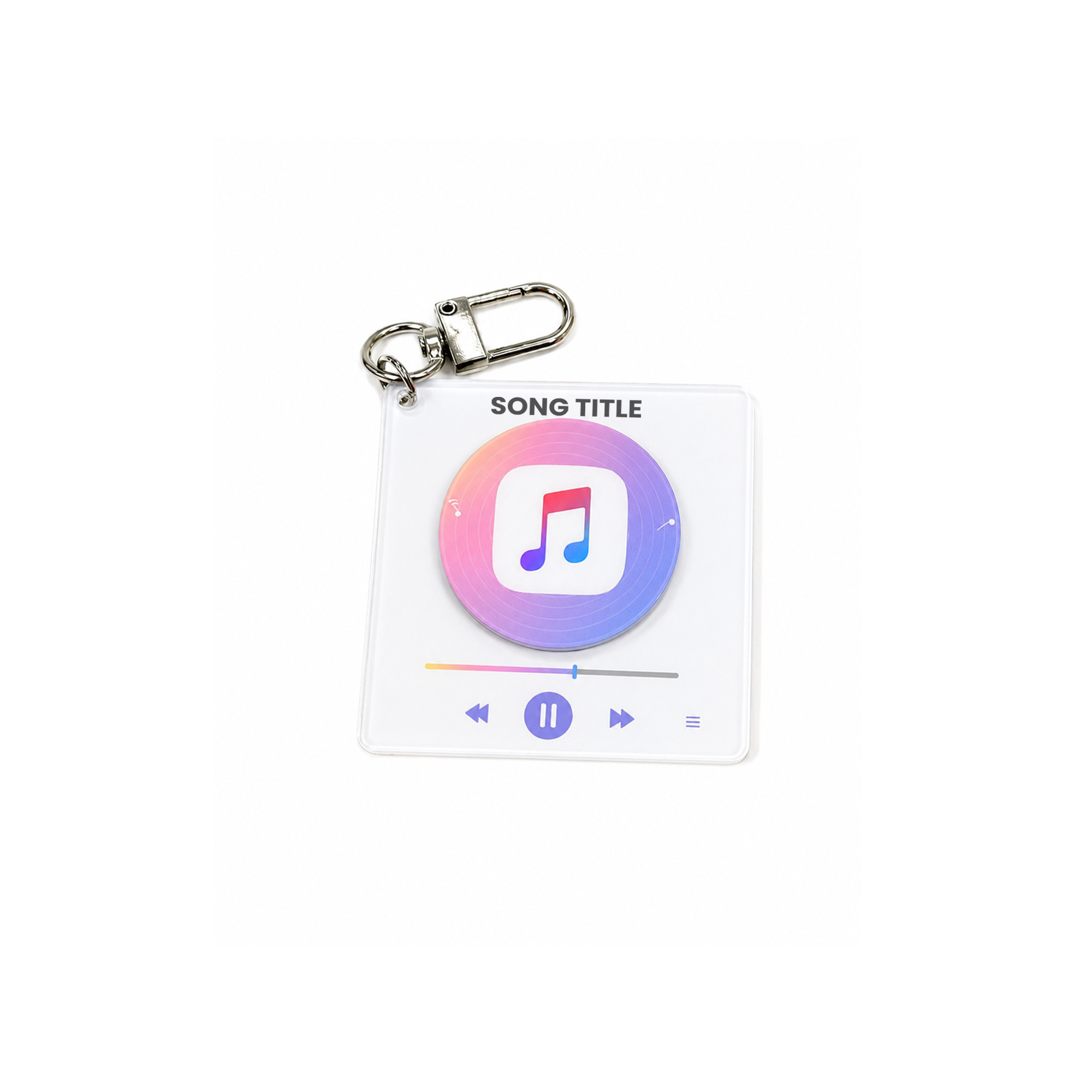 NFC Acrylic Spinning Keychain - Image 4