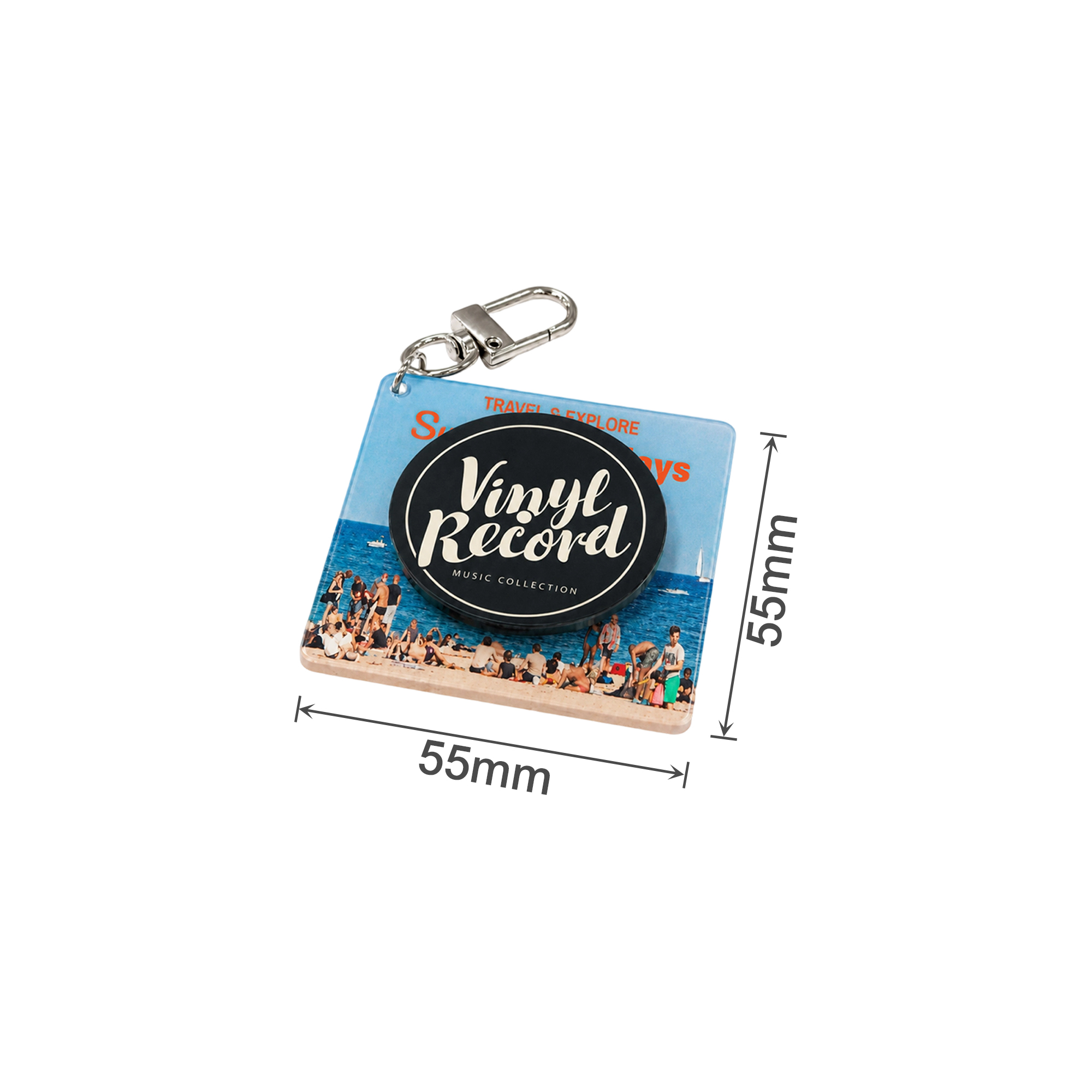 NFC Acrylic Spinning Keychain - Image 6