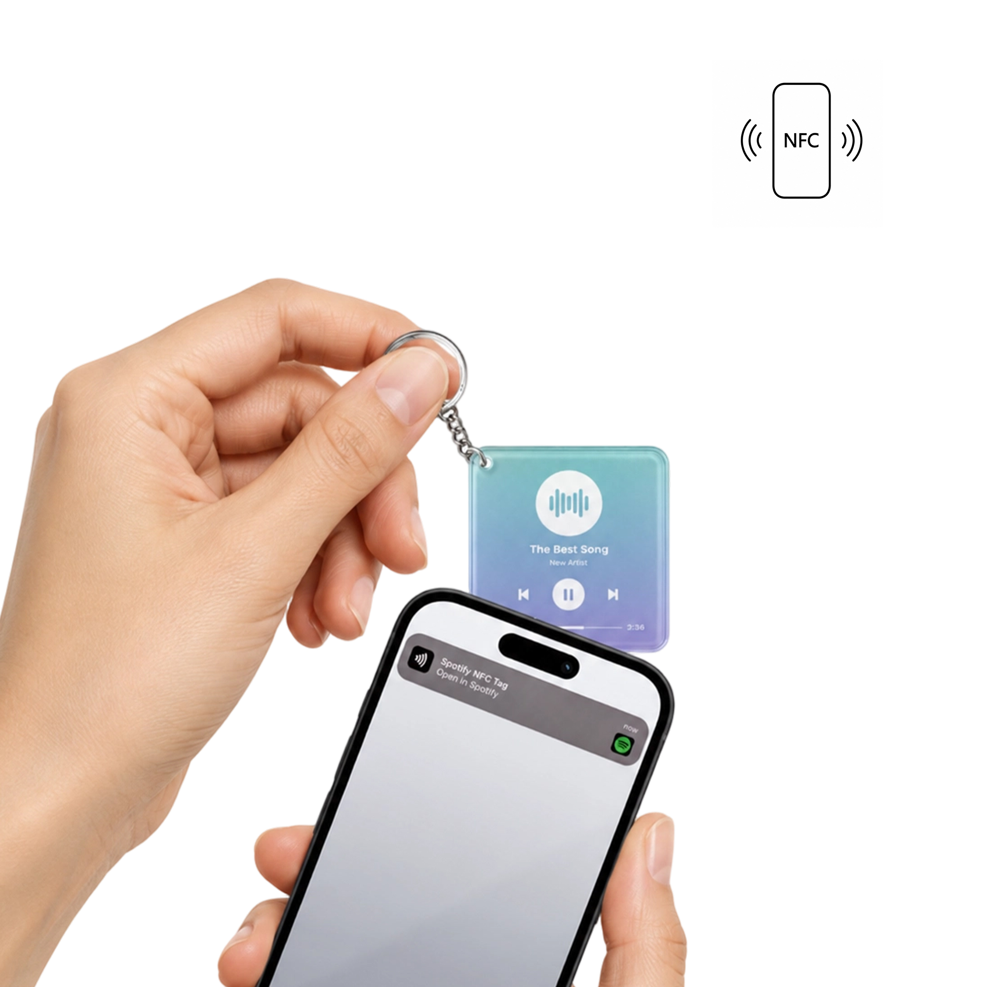 NFC Acrylic Keychain - Image 6