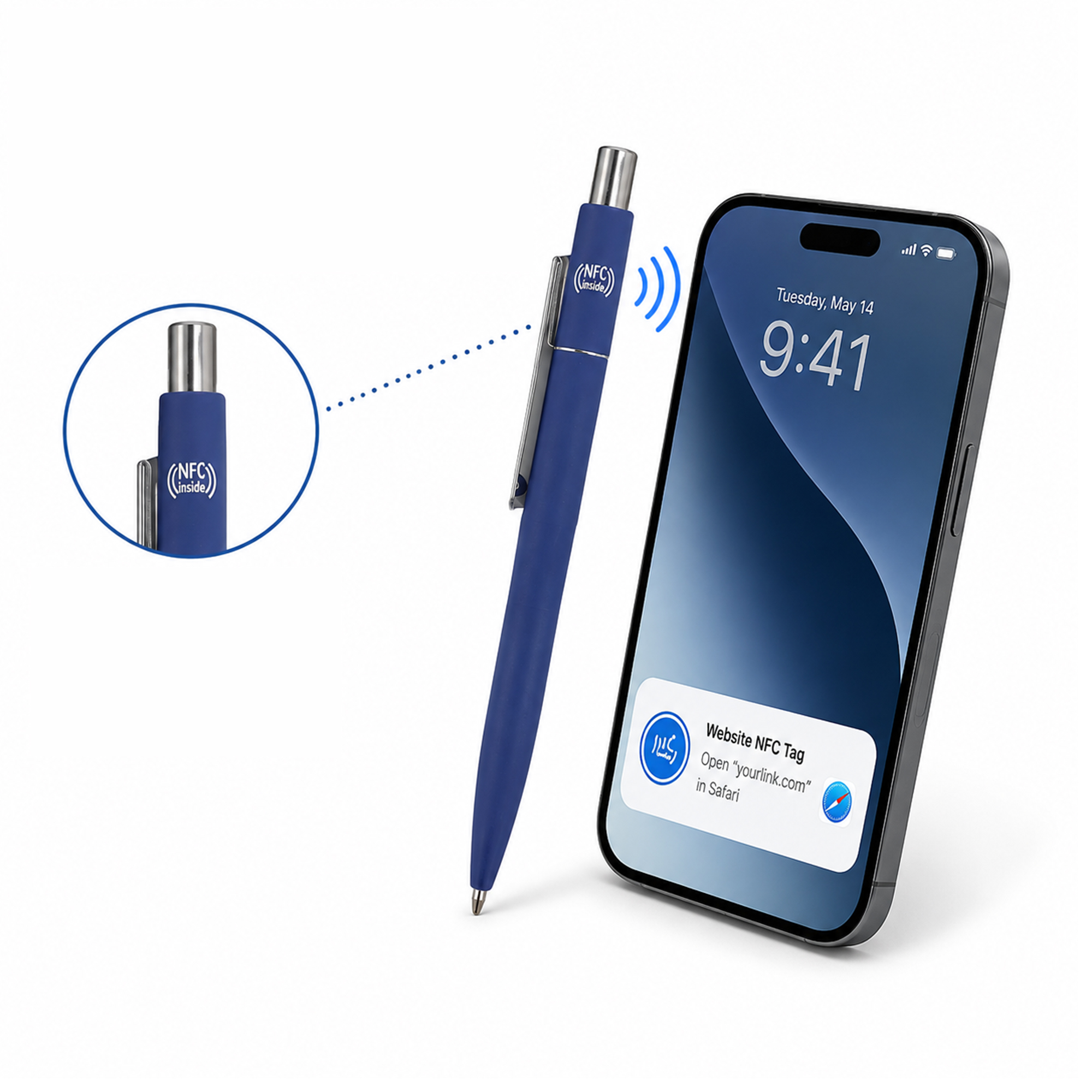 NFC Metal Ballpoint Pen - Image 9
