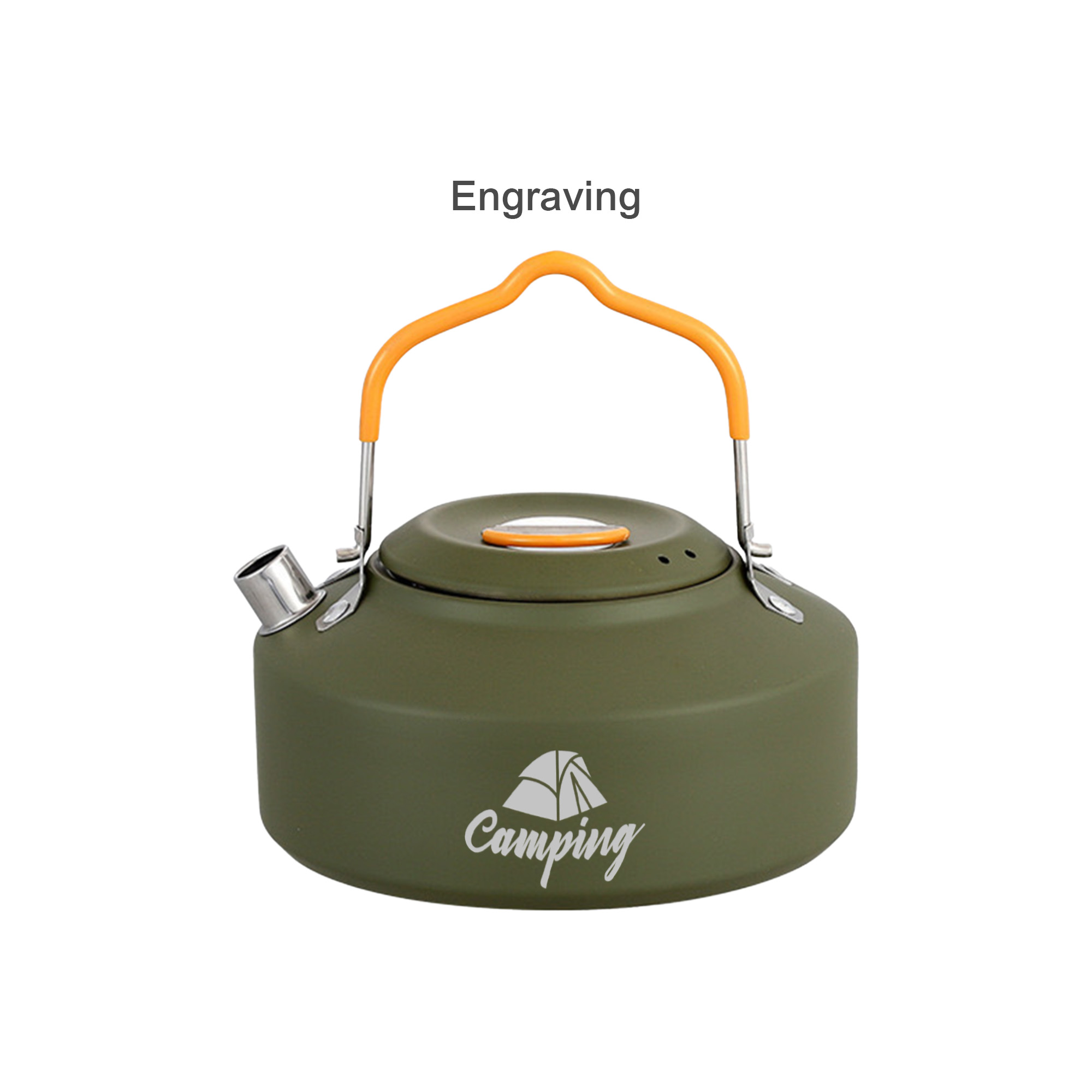 1 Litre Camping Kettle Coffee Tea Pot with Lid - Image 7