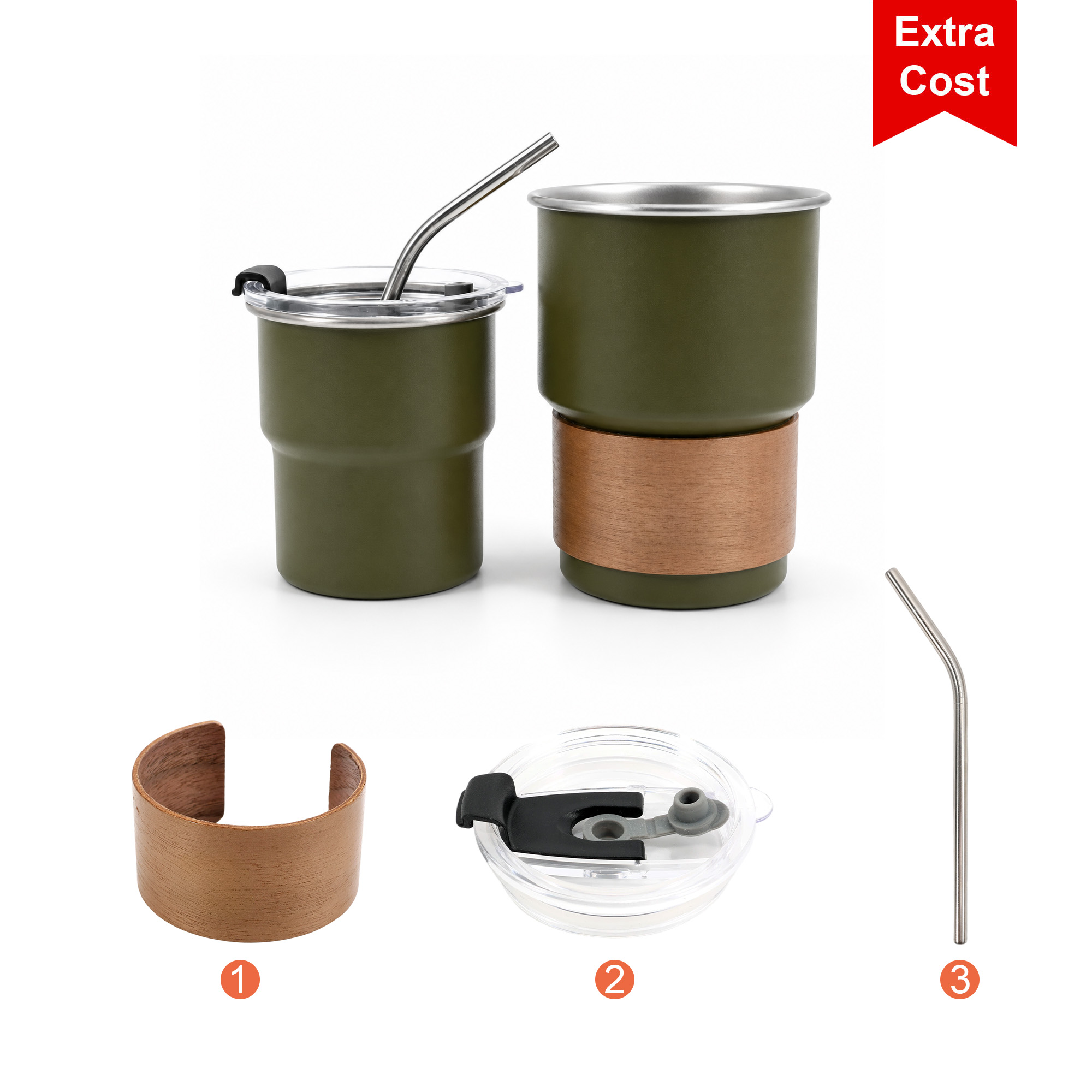 280ML/500ML Stainless Steel Camping Mug - Image 10