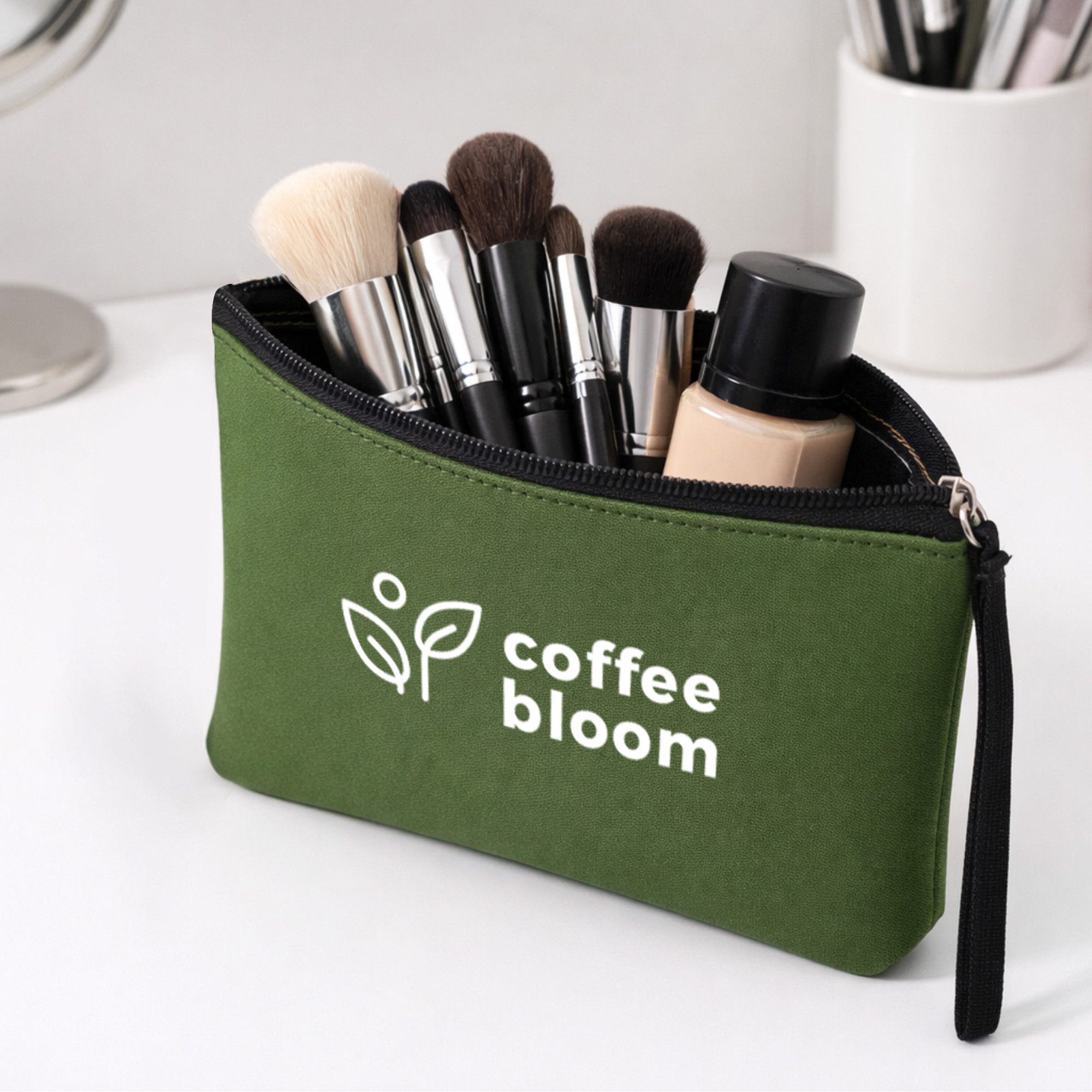 Neoprene Cosmetic Bag with Handle - Image 12