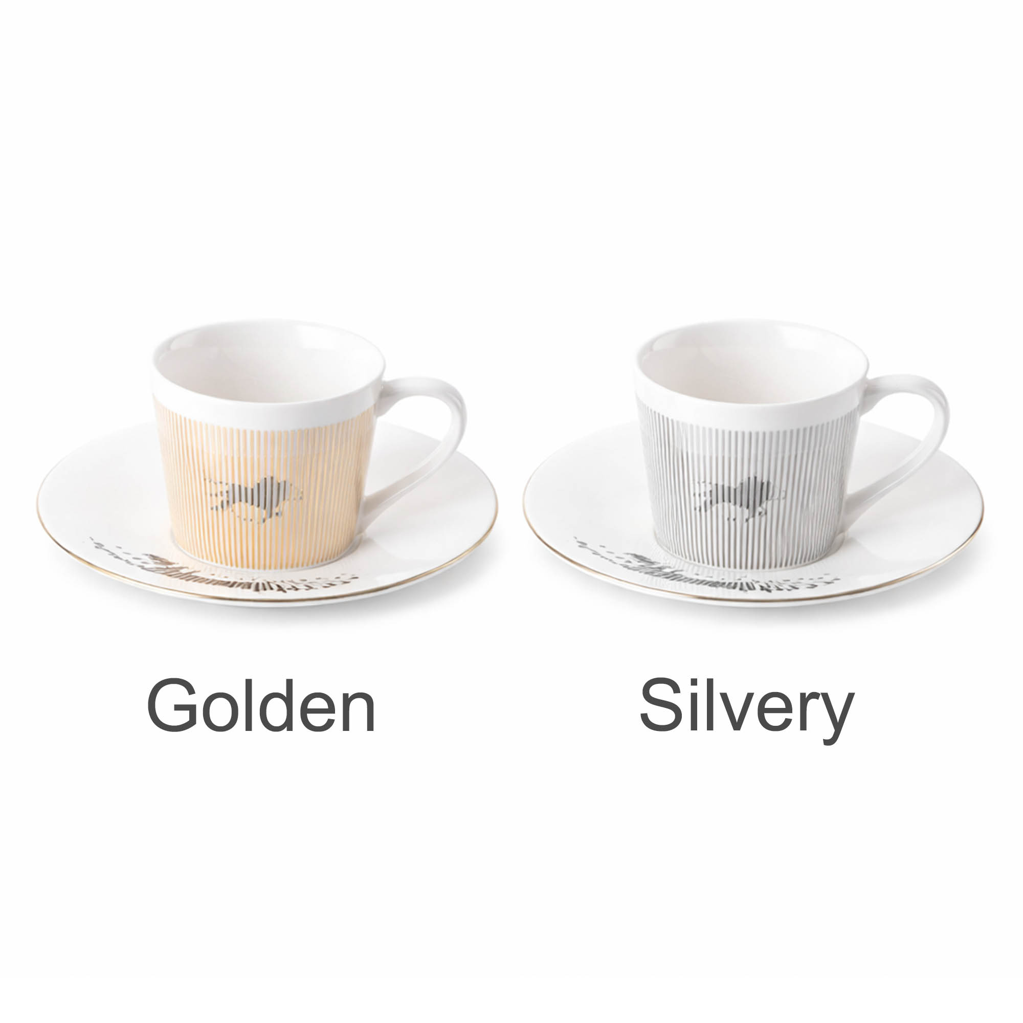 250ML Dynamic Ceramic Mirror Reflection Coffee Mug - Image 4