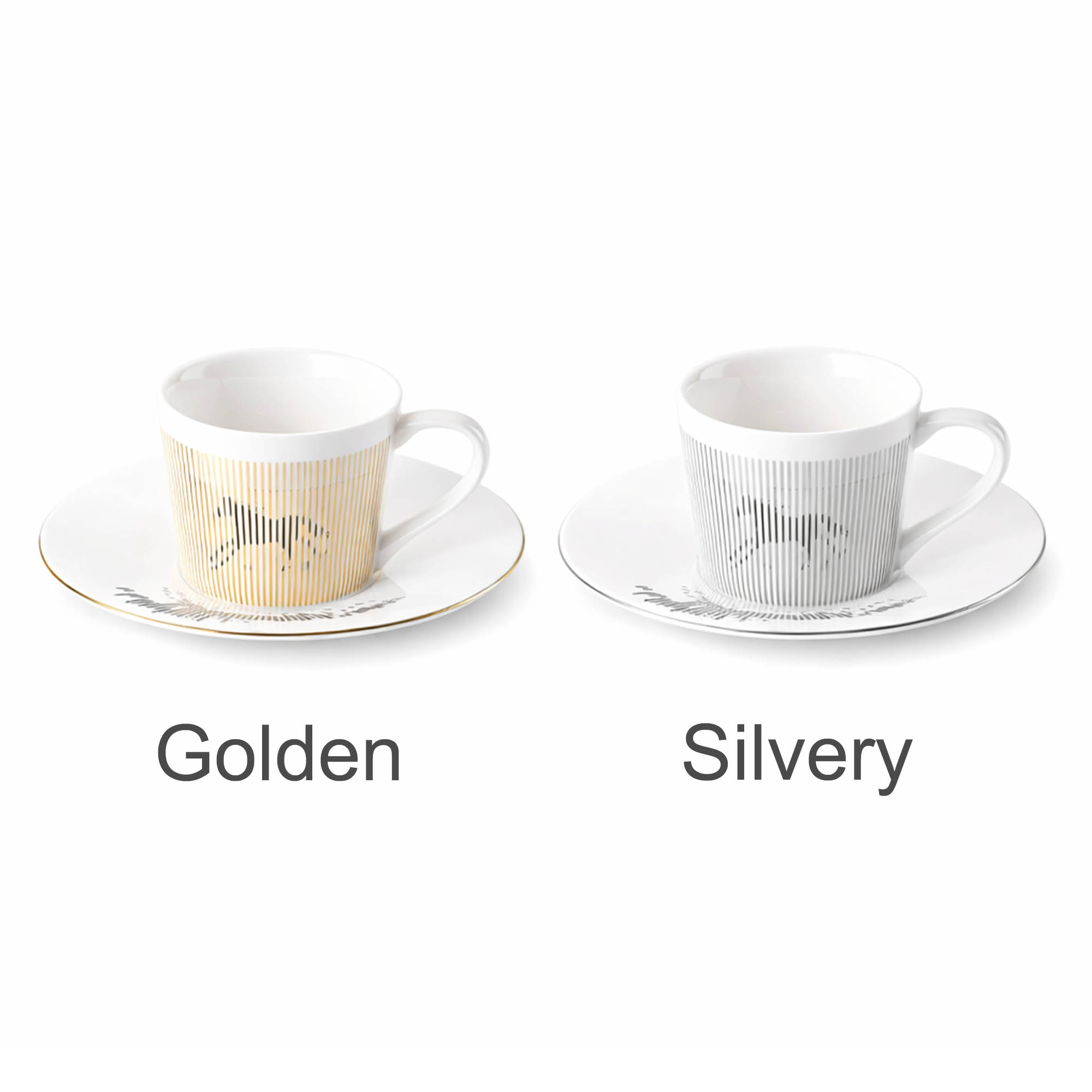 250ML Dynamic Ceramic Mirror Reflection Coffee Mug - Image 2