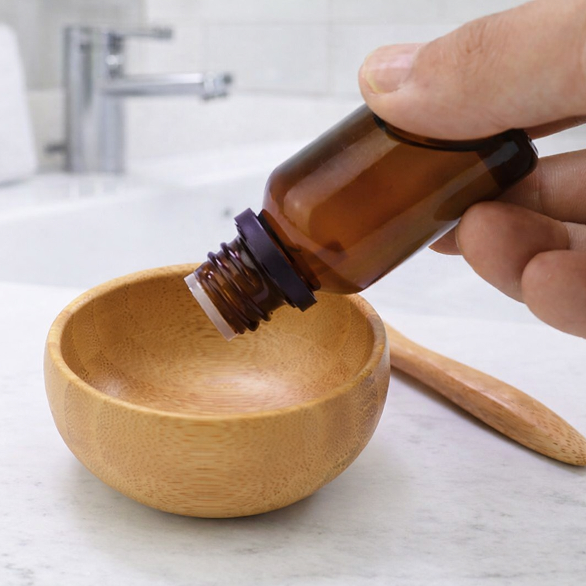 Bamboo Facial Mask Bowl Set - Image 7