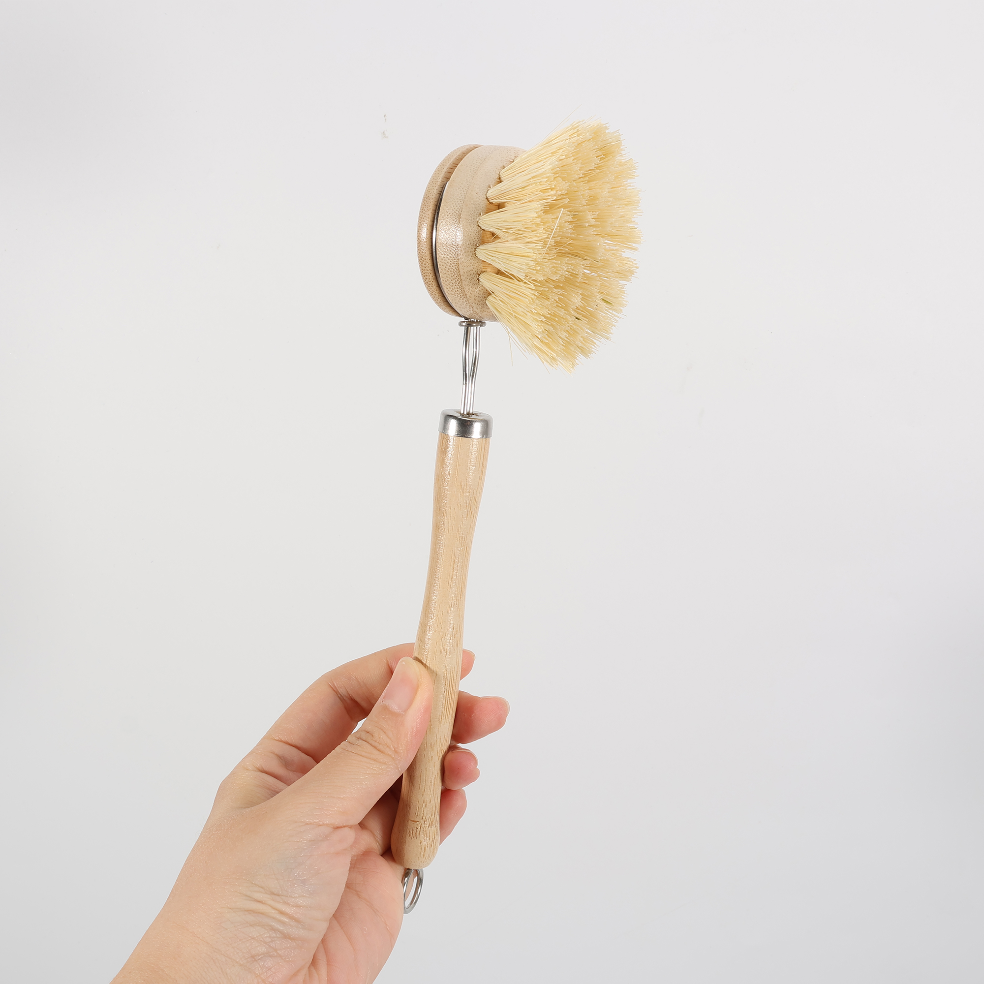 Long-Handled Kitchen Wooden Cleaning Scrubber - Image 6