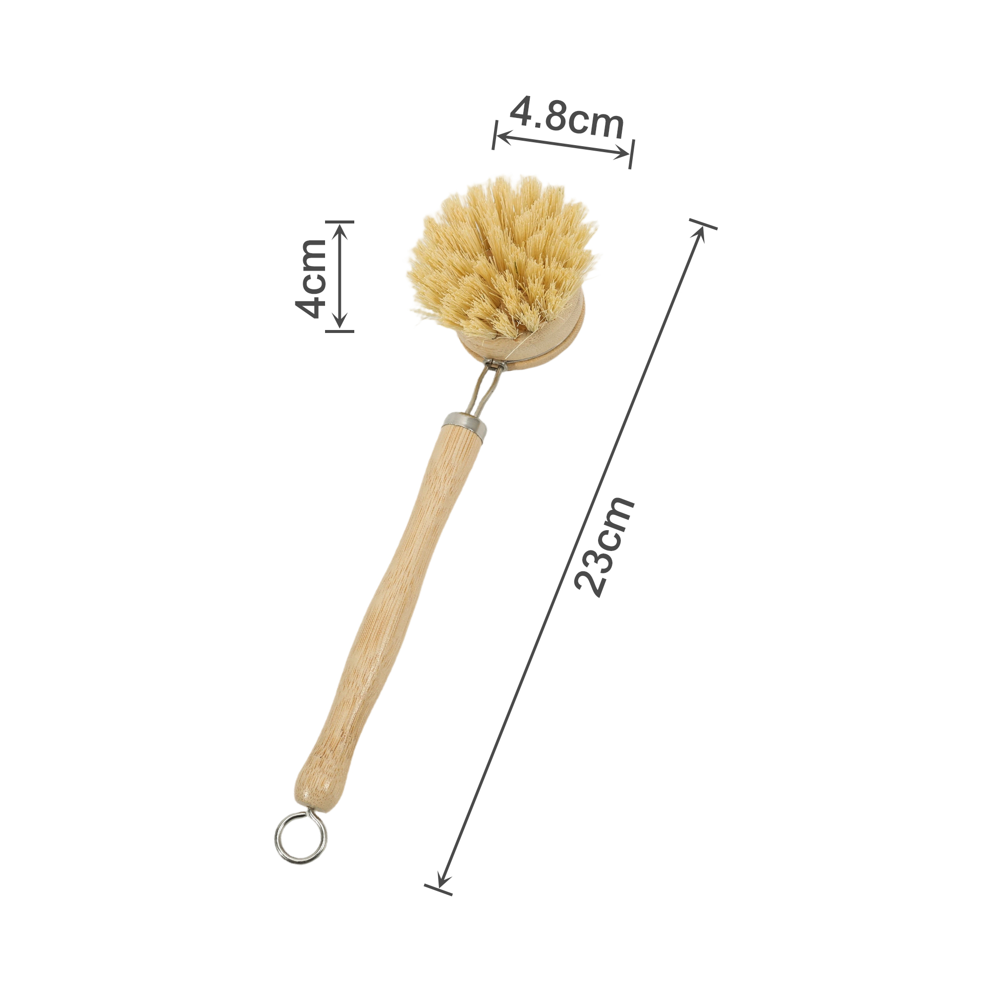Long-Handled Kitchen Wooden Cleaning Scrubber - Image 3