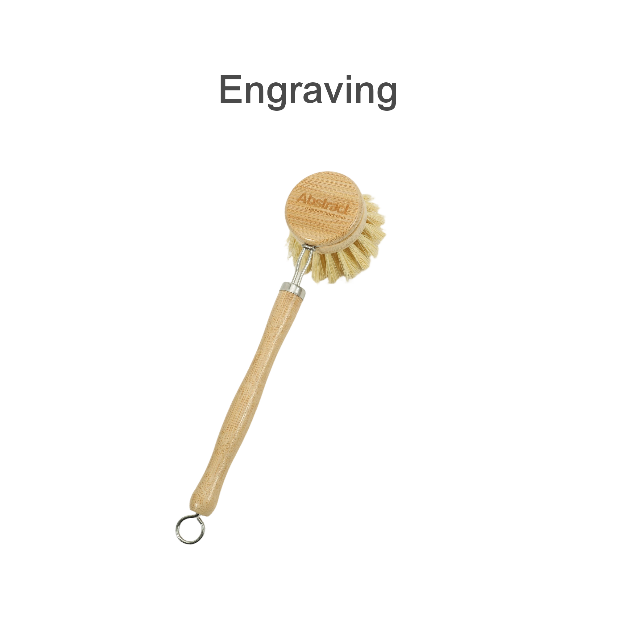 Long-Handled Kitchen Wooden Cleaning Scrubber - Image 4