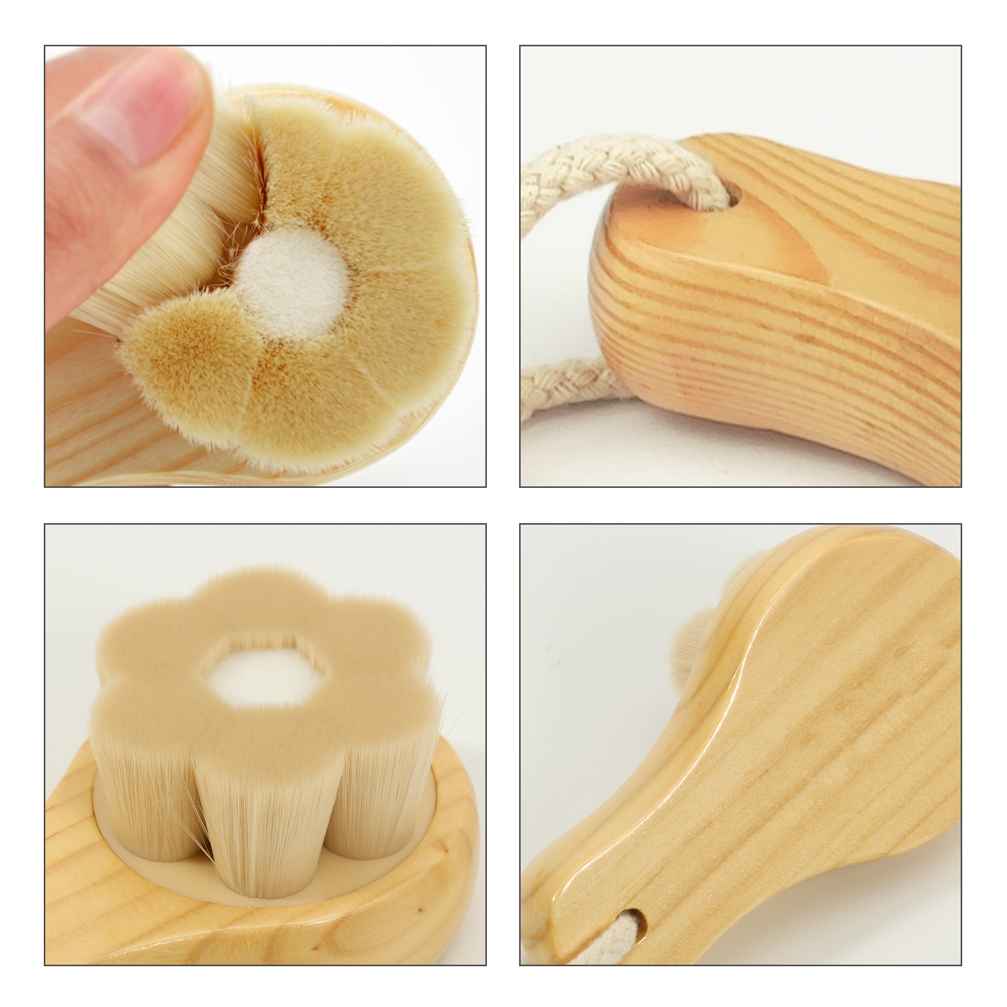 Flower Shaped Facial Cleansing Brush - Image 5