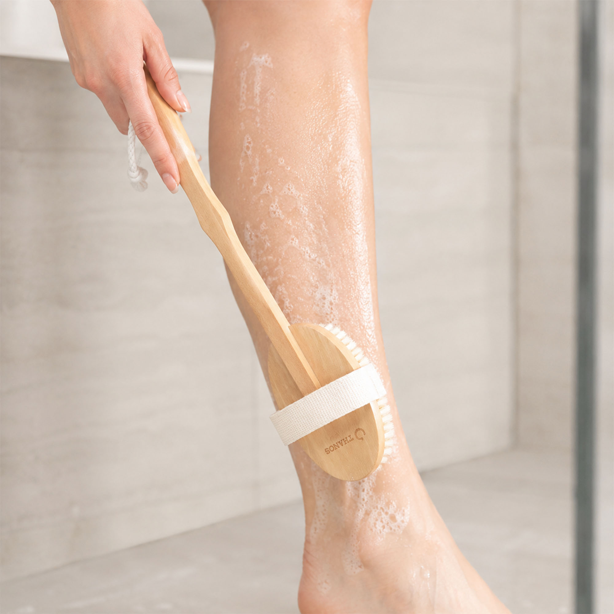 Detachable Shower Brush With Long Handle - Image 7