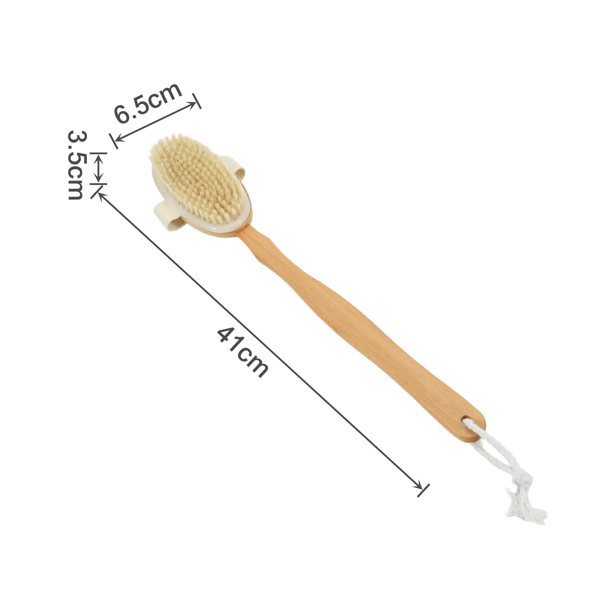 Detachable Shower Brush With Long Handle - Image 3