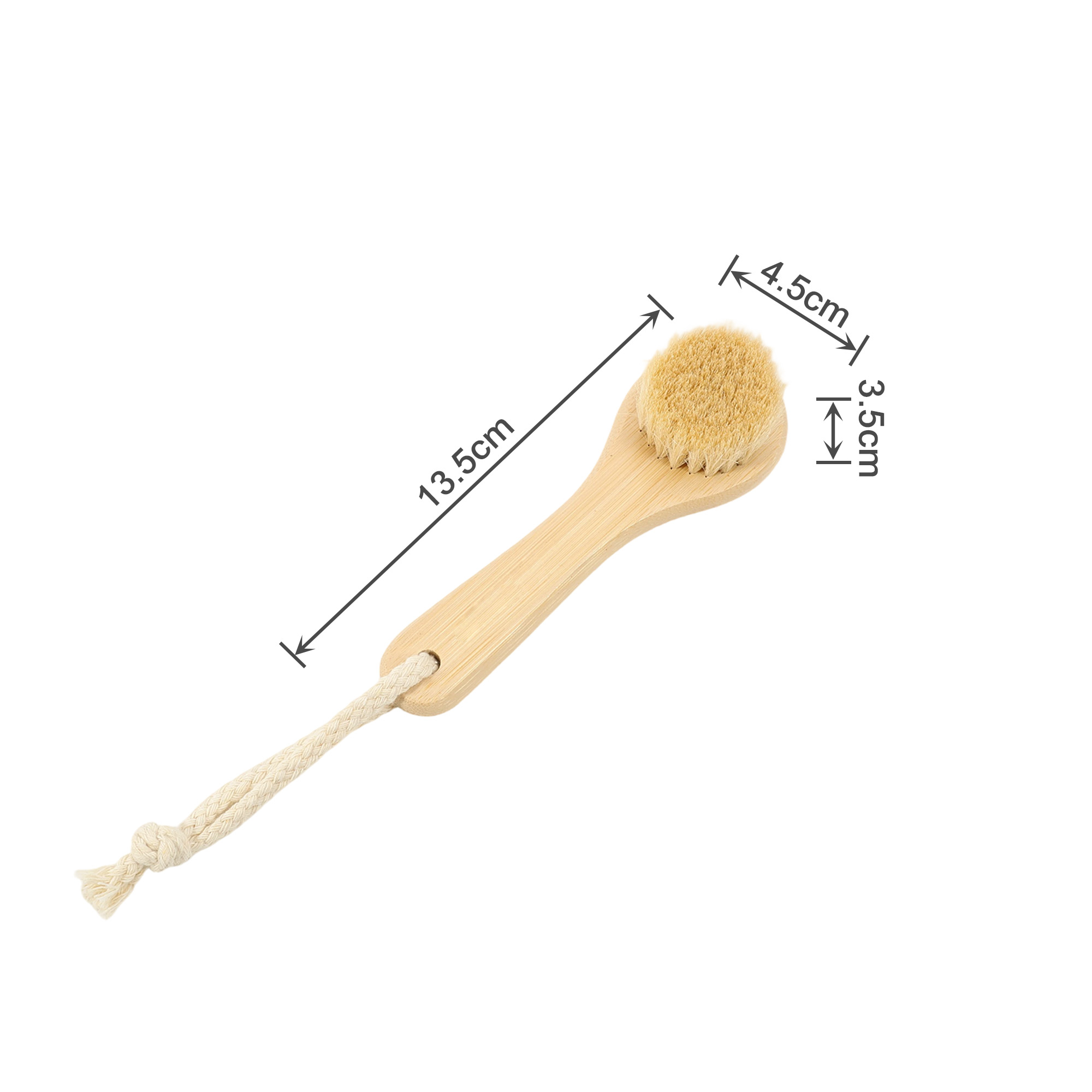 Natural Wooden Face Brush - Image 3