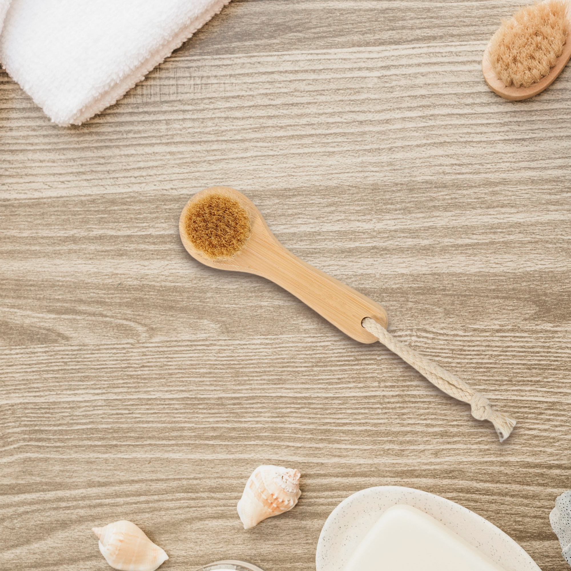Natural Wooden Face Brush - Image 7