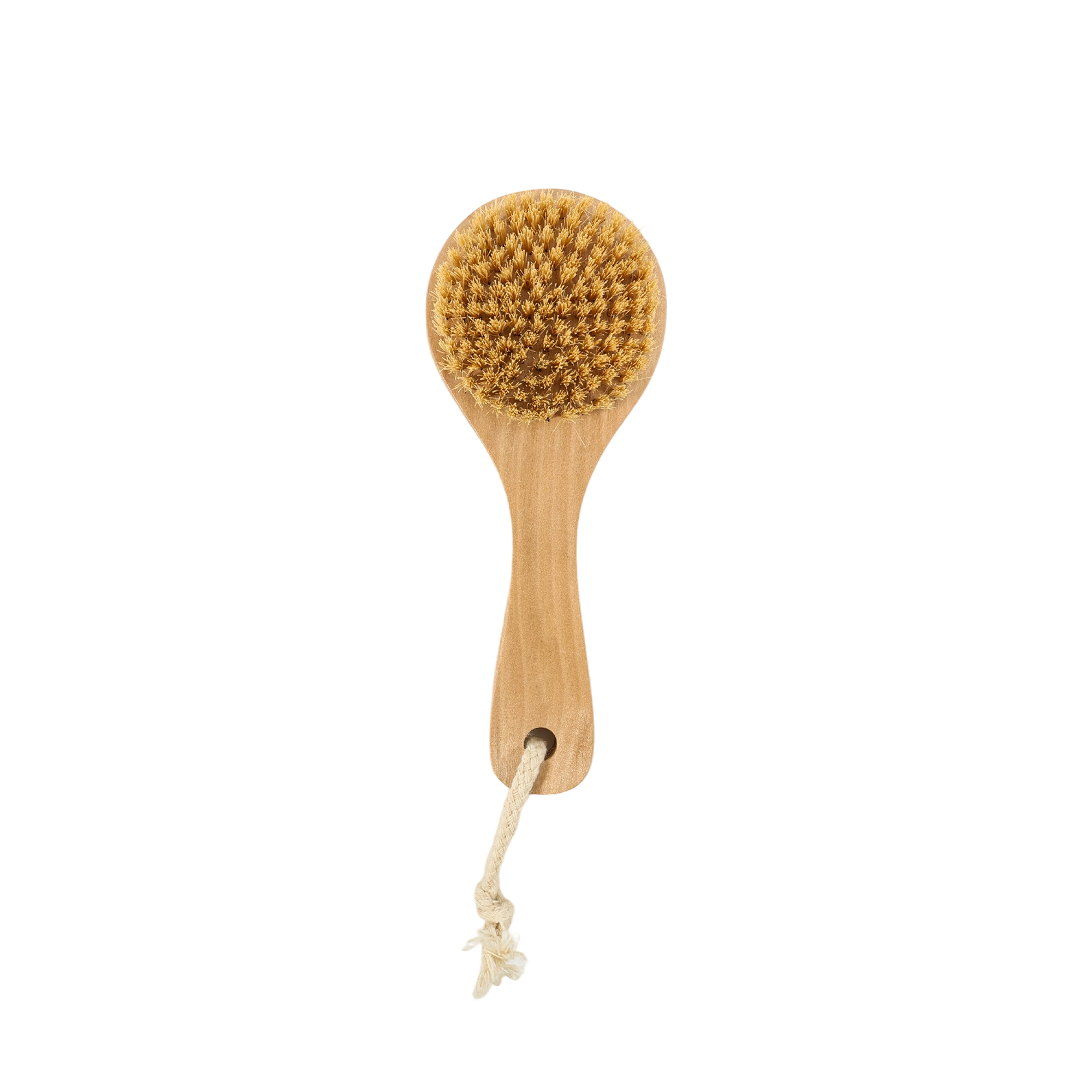Round Body Brush with Short Handle - Image 2