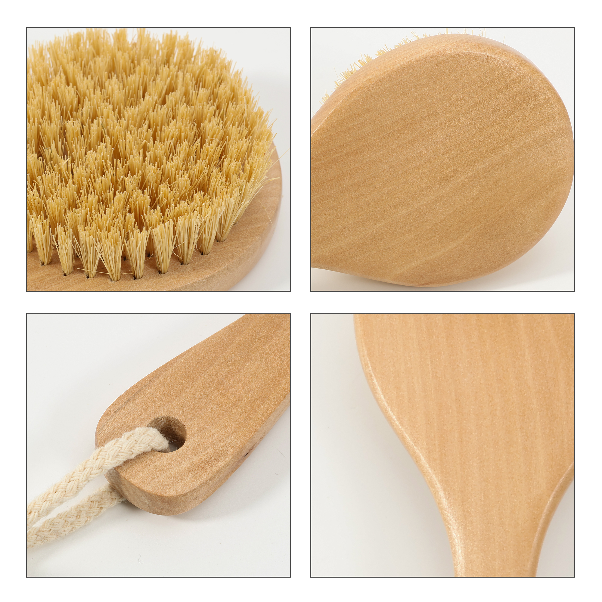 Round Body Brush with Short Handle - Image 5