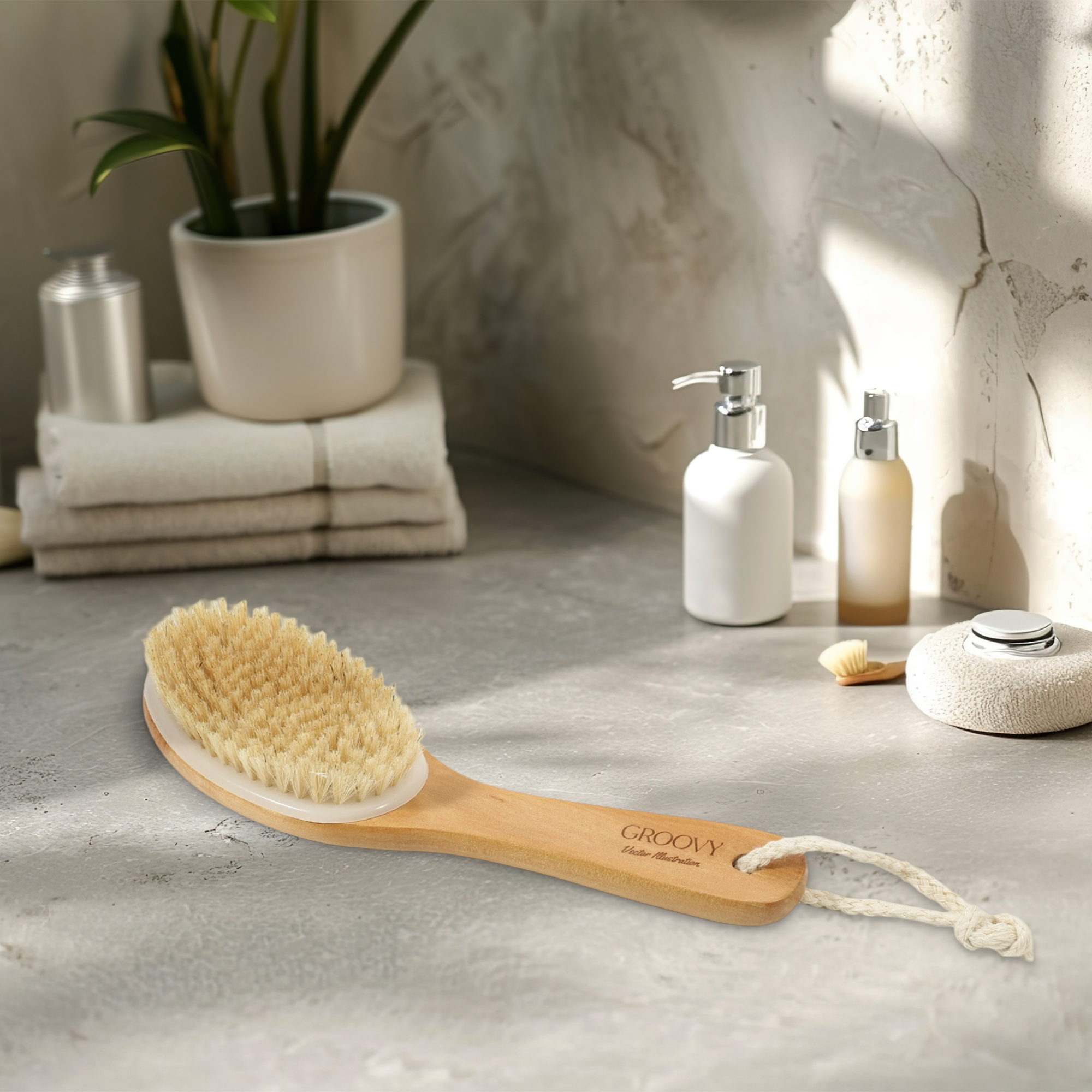 Dry Brushing Body Brush - Image 6