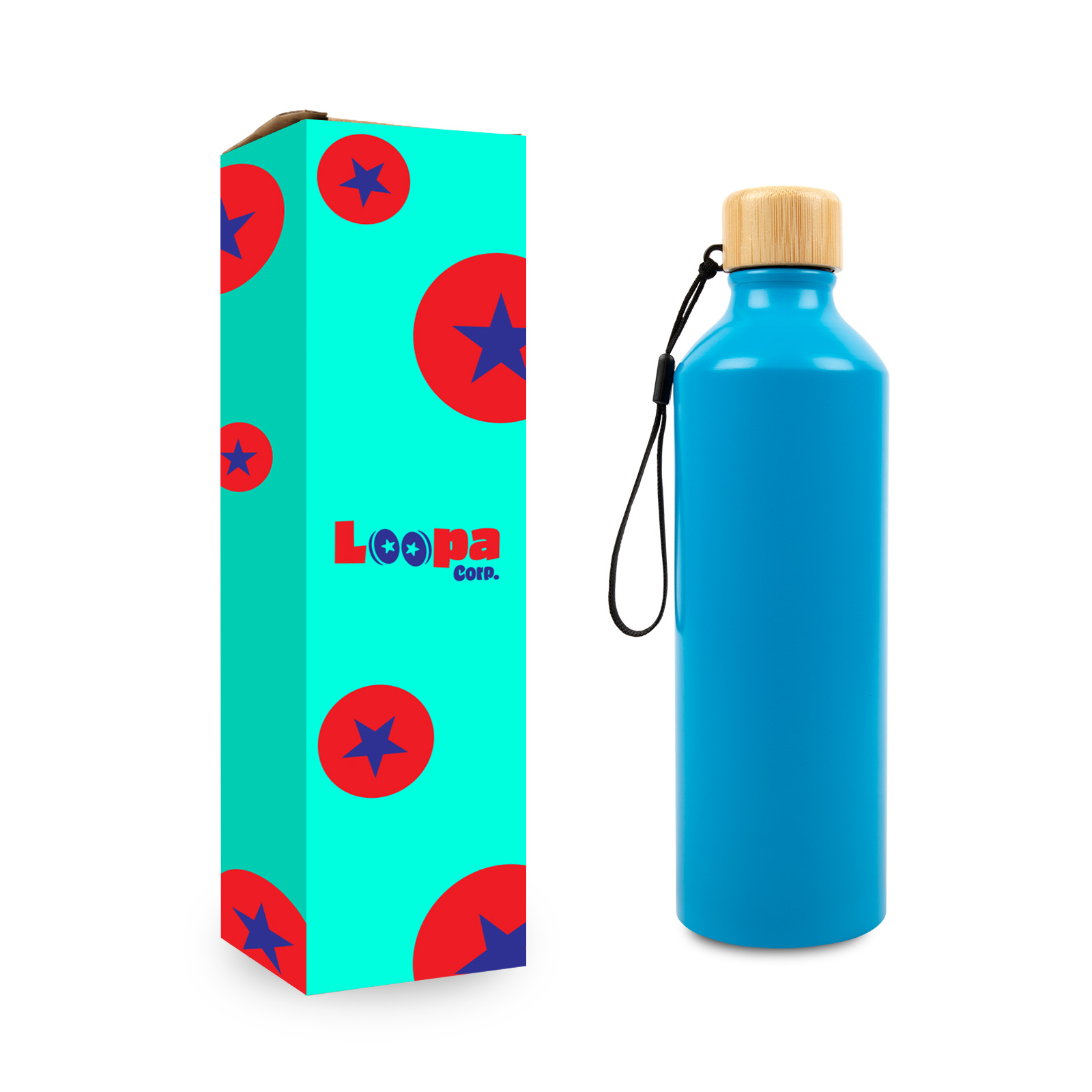 Gelato Aluminium Bottle with Bamboo Lid - Image 6