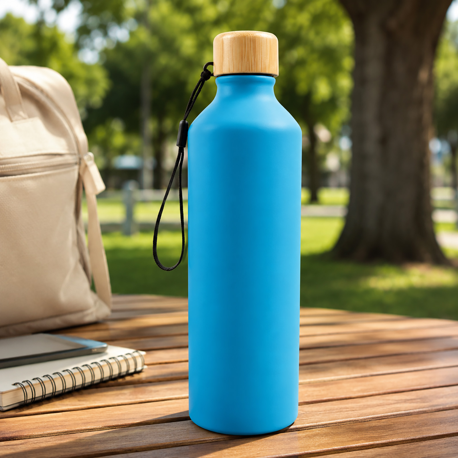 Gelato Aluminium Bottle with Bamboo Lid - Image 7